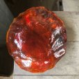 画像5: Vintage Mid Century Glass Ashtray Red (M132) 