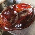 画像4: Vintage Mid Century Glass Ashtray Red (M132) 