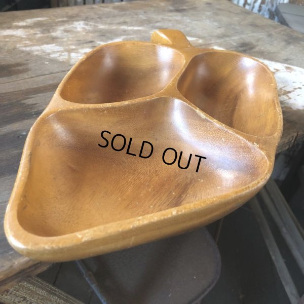 画像3: Vintage Wood Snack Tray (M136) 