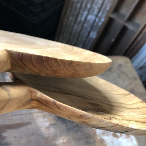 画像5: Vintage Wood Pizza Snack Tray (M138)