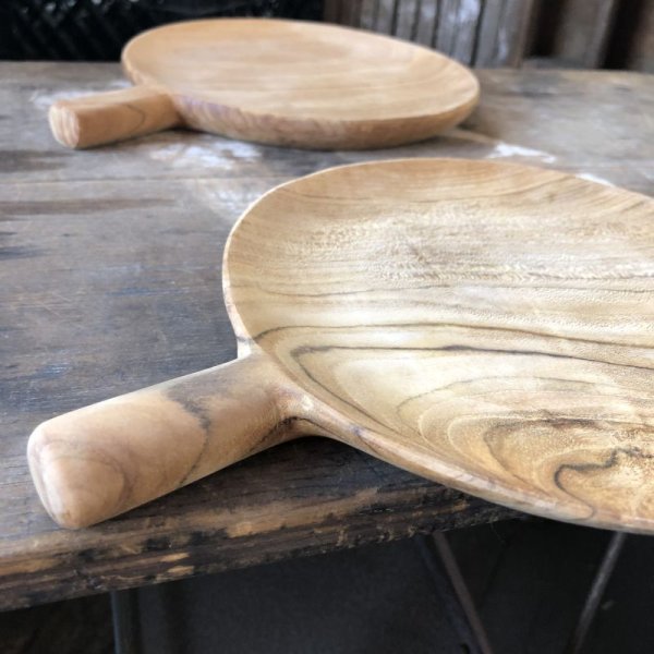 画像4: Vintage Wood Pizza Snack Tray (M138)