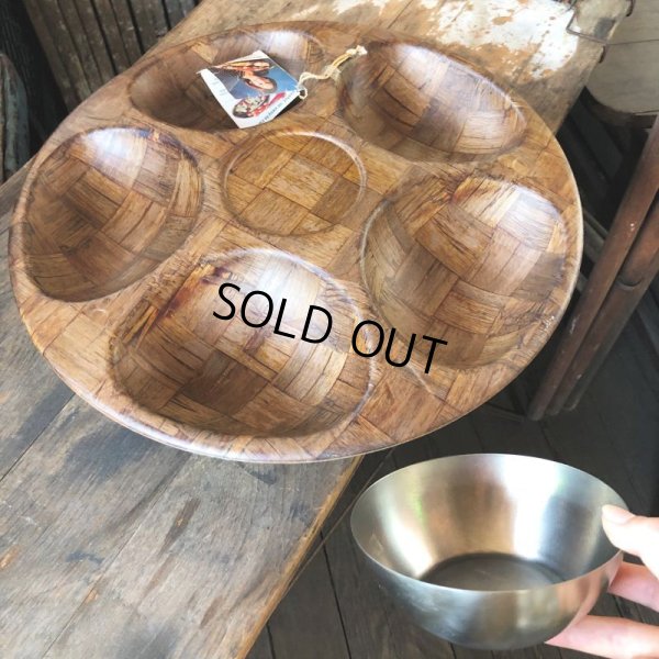 画像7: Vintage WEAVEWOOD Magnetic Hostess Server Serving Tray (M134) 