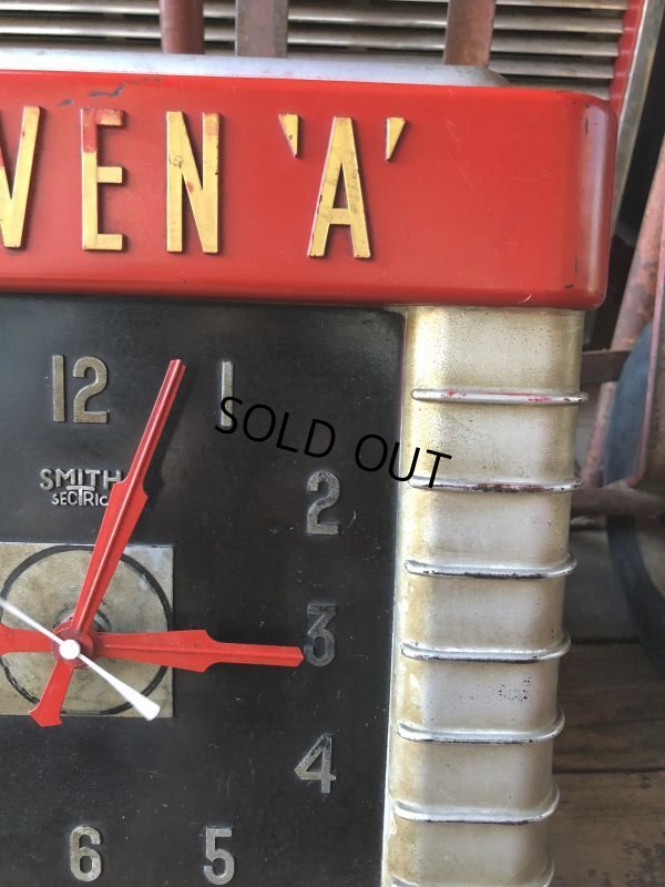 画像8: 30s Vintage Advertising Craven 'A' Cigarettes Store Display Sign Art Deco Wall Clock Smith Sectric (M135) 