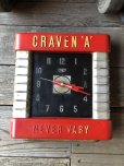 画像21: 30s Vintage Advertising Craven 'A' Cigarettes Store Display Sign Art Deco Wall Clock Smith Sectric (M135) 