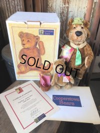 1995 Cooperstown Hanna-Barbera Bears Yogi Bear And Boo Boo Mohair Jointed Teddy Bears M.I.B (M141) 