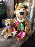 画像4: 1995 Cooperstown Hanna-Barbera Bears Yogi Bear And Boo Boo Mohair Jointed Teddy Bears M.I.B (M141) 