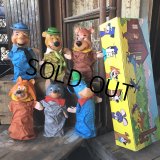 60s Vintage Hanna Barbera Scheithauer Hand Puppet Set of 6  w/Original Box (M142) 
