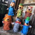 画像6: 60s Vintage Hanna Barbera Scheithauer Hand Puppet Set of 6  w/Original Box (M142) 