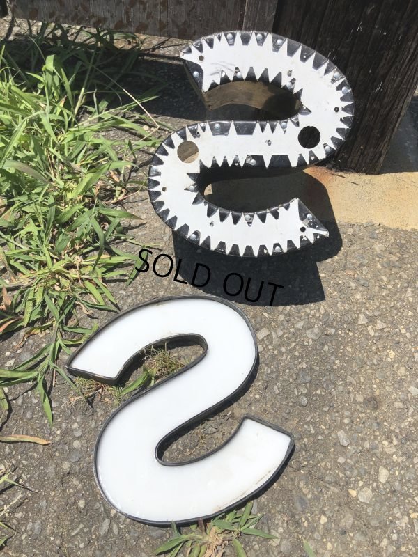 画像3: Vintage Advertising Store Display Letters Sign Dot “ S ” (M033)