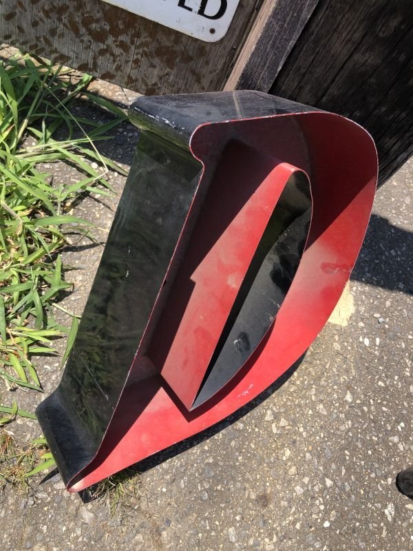 画像4: Vintage Advertising Store Display Letters Sign BxR “ D ” (M034) 