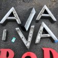 画像7: Vintage Advertising Store Display Letters Sign “ A ” (M003) 