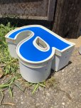 画像5: Vintage Advertising Store Display Letters Sign Blue “ a ” (M020) 