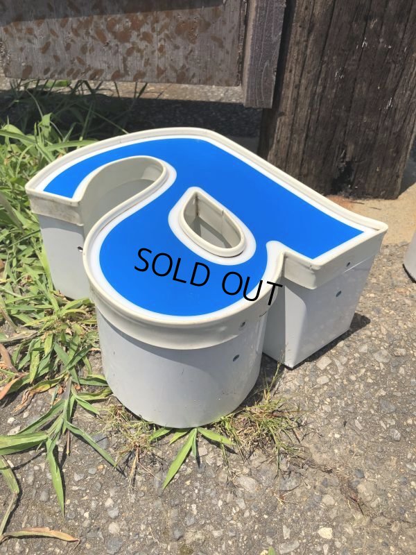画像5: Vintage Advertising Store Display Letters Sign Blue “ a ” (M020)