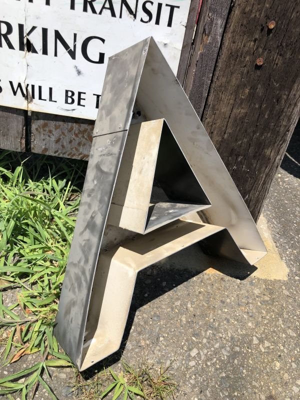 画像4: Vintage Advertising Store Display Letters Sign “ A ” (M004)