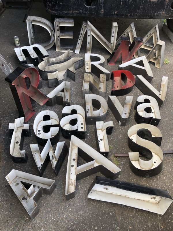 画像8: Vintage Advertising Store Display Letters Sign “ r ” (M040)