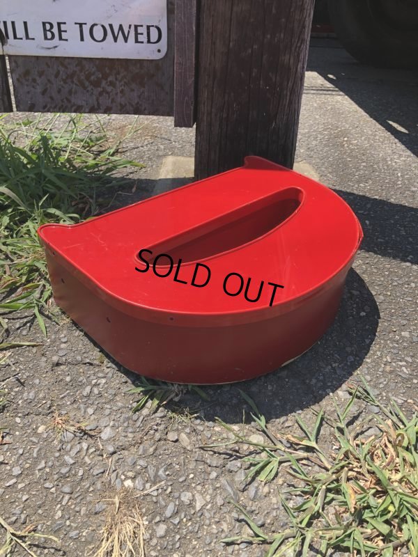 画像7: Vintage Advertising Store Display Letters Sign / Red “ D ” (M050)