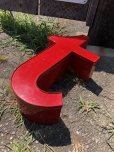 画像5: Vintage Advertising Store Display Letters Sign / Red “ t ” (M058) 