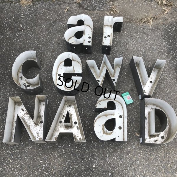 画像6: Vintage Advertising Store Display Letters Sign “ N ” (M018)