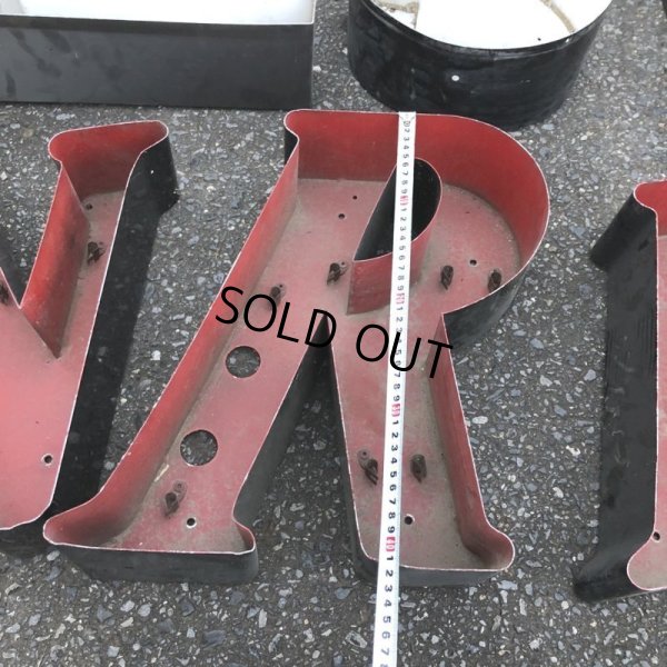 画像8: Vintage Advertising Store Display Letters Sign BxR “ R ” (M036)