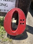 画像3: Vintage Advertising Store Display Letters Sign / Red “ O ” (M047) 