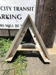 画像1: Vintage Advertising Store Display Letters Sign “ A ” (M004)  (1)