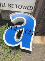 Vintage Advertising Store Display Letters Sign Blue “ a ” (M020) 