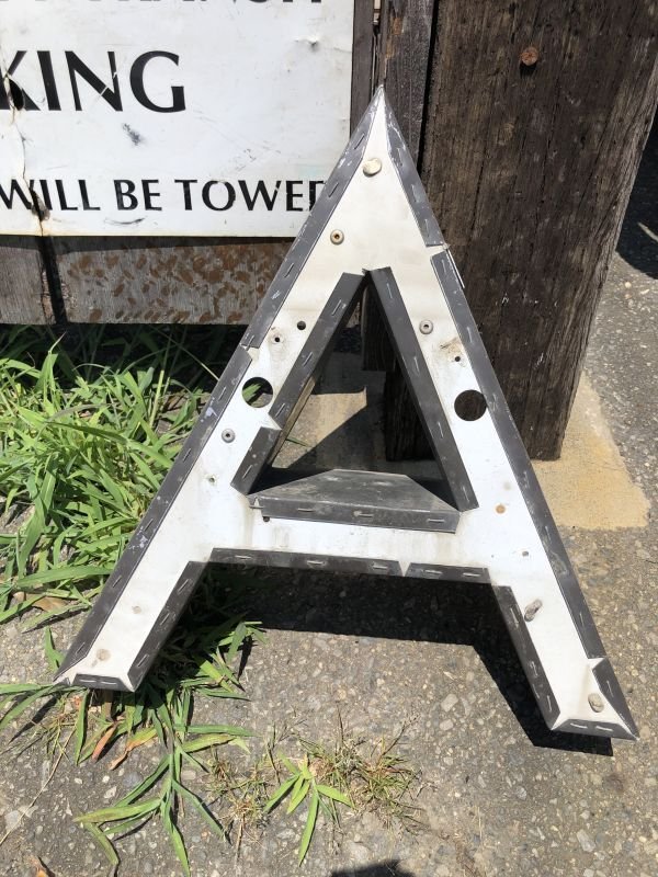 画像3: Vintage Advertising Store Display Letters Sign “ A ” (M004)