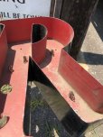 画像6: Vintage Advertising Store Display Letters Sign BxR “ R ” (M036) 