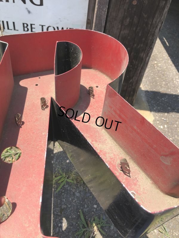 画像6: Vintage Advertising Store Display Letters Sign BxR “ R ” (M036)