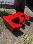 画像8: Vintage Advertising Store Display Letters Sign / Red “ E ” (M052) 