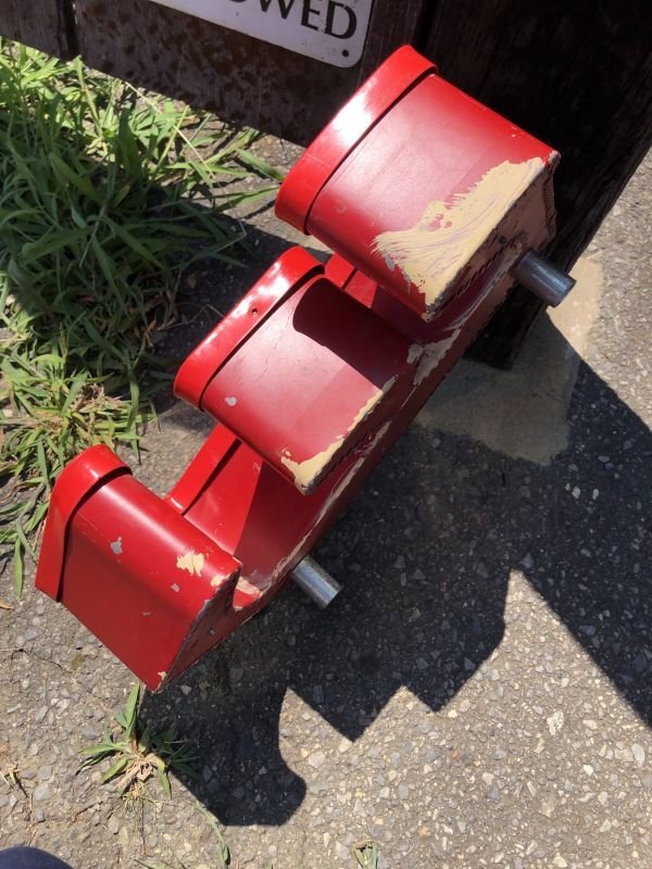 画像3: Vintage Advertising Store Display Letters Sign / Red “ E ” (M052)