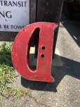 画像3: Vintage Advertising Store Display Letters Sign / Red “ D ” (M049) 