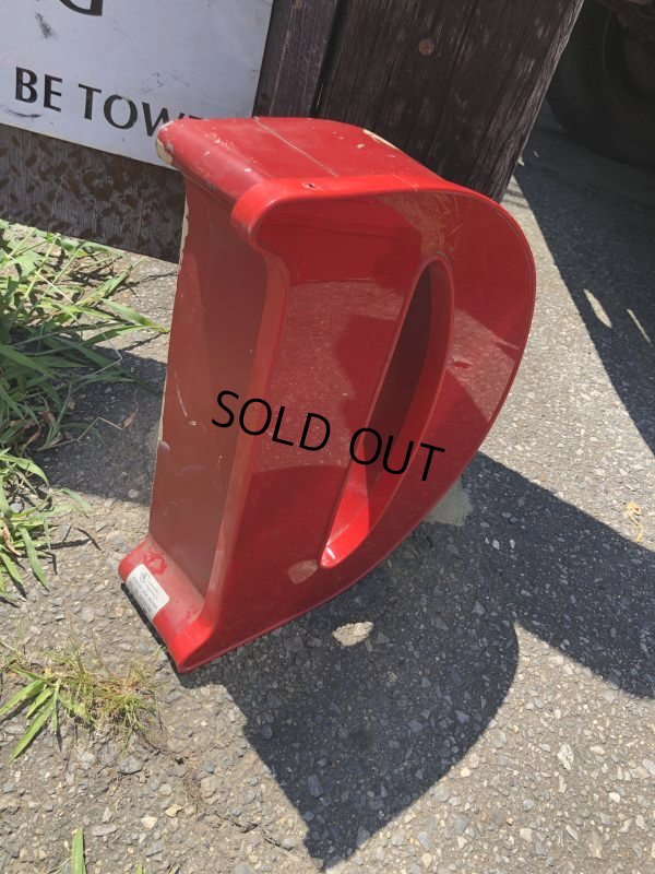 画像4: Vintage Advertising Store Display Letters Sign / Red “ D ” (M049)