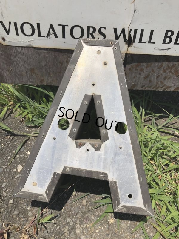 画像3: Vintage Advertising Store Display Letters Sign “ A ” (M012)