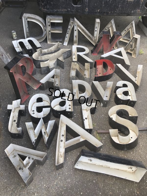 画像9: Vintage Advertising Store Display Letters Sign BxR “ N ” (M035) 