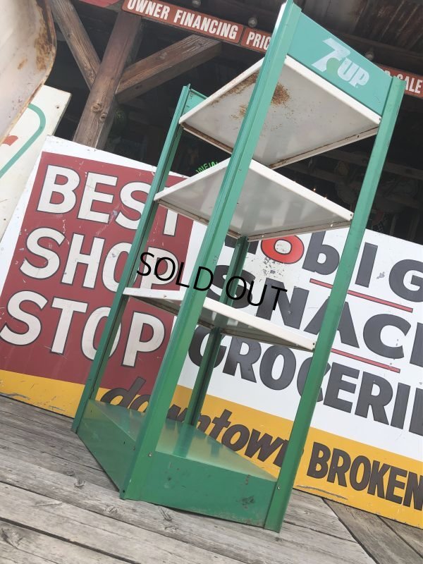 画像3: Vintage Advertising 7-UP Soda Shelf Metal Store Display Rack (M146) 