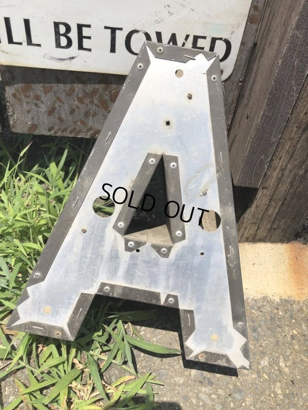 画像3: Vintage Advertising Store Display Letters Sign “ A ” (M013) 