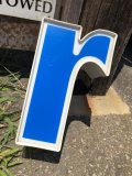 Vintage Advertising Store Display Letters Sign Blue “ r ” (M021) 