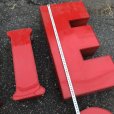 画像9: Vintage Advertising Store Display Letters Sign / Red “ BIG E ” (M045) 