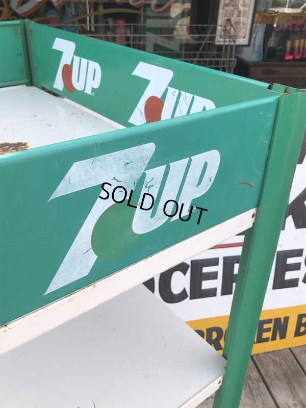 画像4: Vintage Advertising 7-UP Soda Shelf Metal Store Display Rack (M146) 