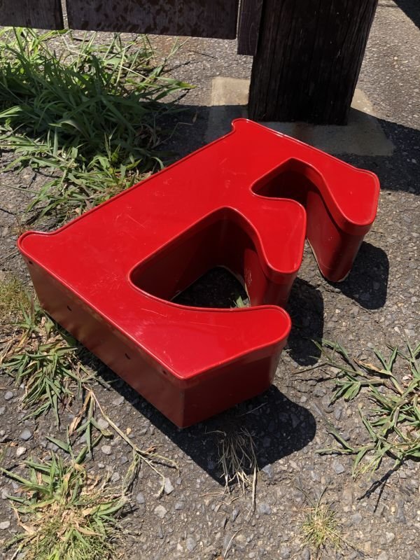 画像5: Vintage Advertising Store Display Letters Sign / Red “ E ” (M051)