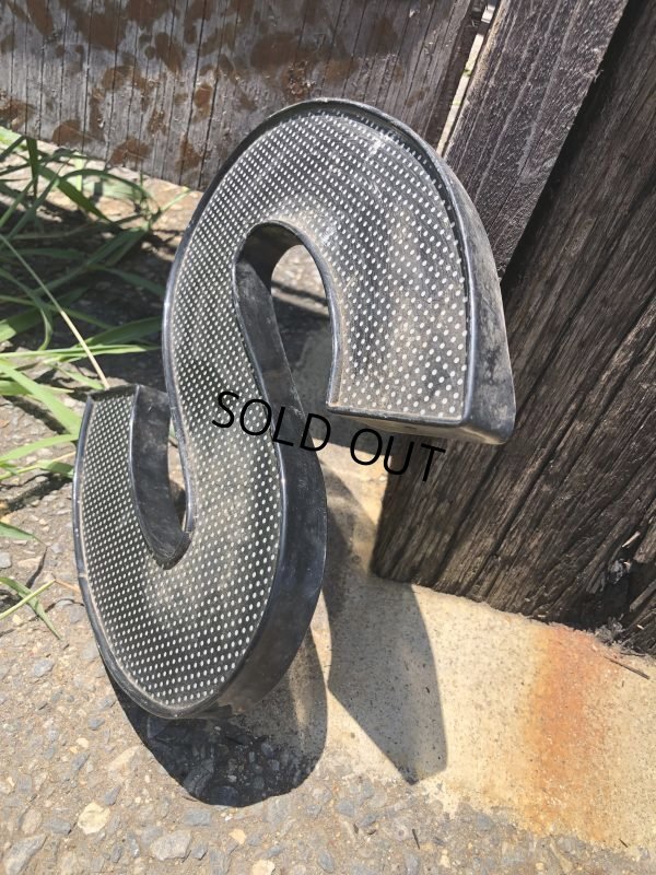 画像7: Vintage Advertising Store Display Letters Sign Dot “ S ” (M033)