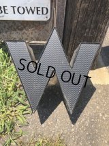 Vintage Advertising Store Display Letters Sign Dot “ W ” (M032) 