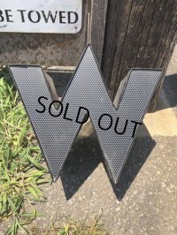 Vintage Advertising Store Display Letters Sign Dot “ W ” (M032) 
