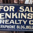 画像4: Antique JENKINSON REALTY CO. Cameraphone Building Bellevue PA Tin Sign (M147) 