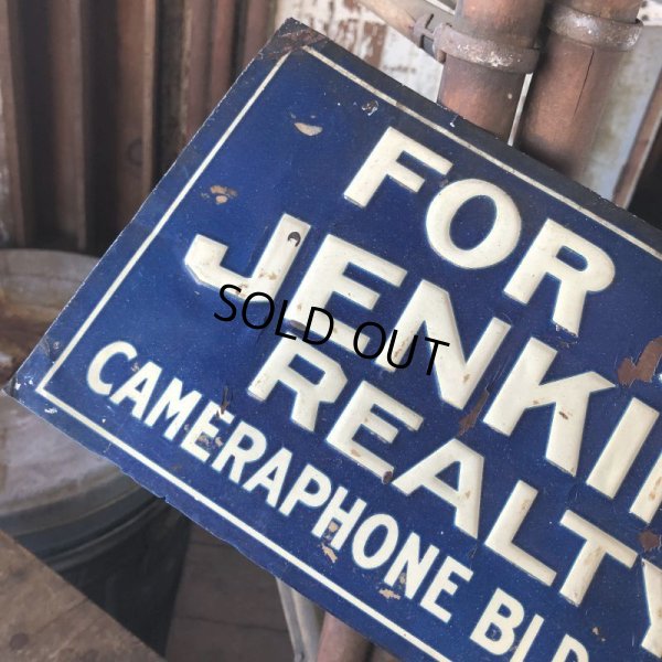 画像3: Antique JENKINSON REALTY CO. Cameraphone Building Bellevue PA Tin Sign (M147) 