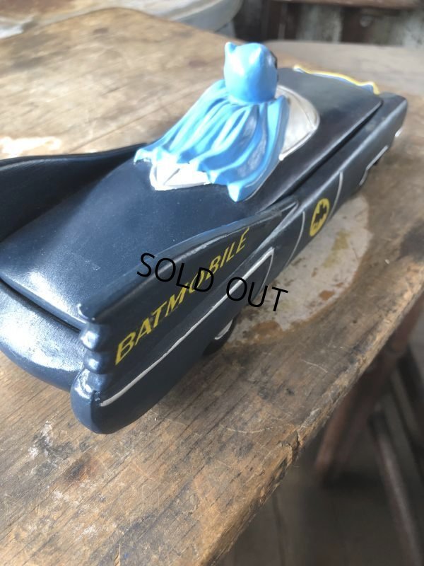 画像6: 60s Vintage BATMAN Batmobile Ceramic Lidded Candy Dish National Periodical by Lego Japan (M148) 