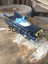 60s Vintage BATMAN Batmobile Ceramic Lidded Candy Dish National Periodical by Lego Japan (M148) 