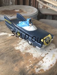 60s Vintage BATMAN Batmobile Ceramic Lidded Candy Dish National Periodical by Lego Japan (M148) 
