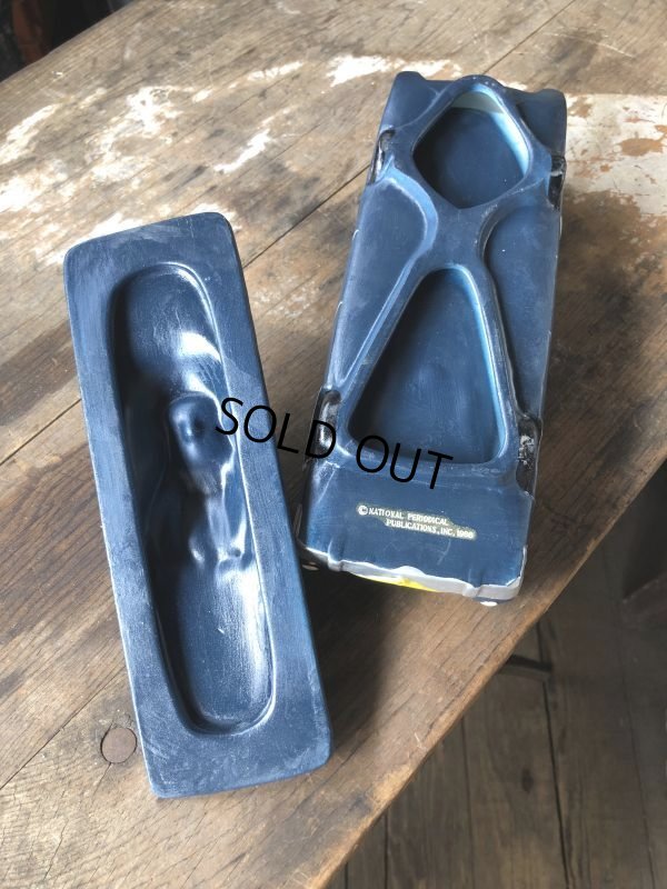 画像13: 60s Vintage BATMAN Batmobile Ceramic Lidded Candy Dish National Periodical by Lego Japan (M148) 